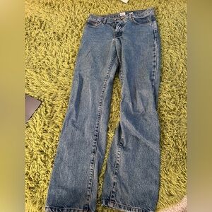 Vintage straight leg Calvin Klein blue jeans inseam 30 #vintagejeans